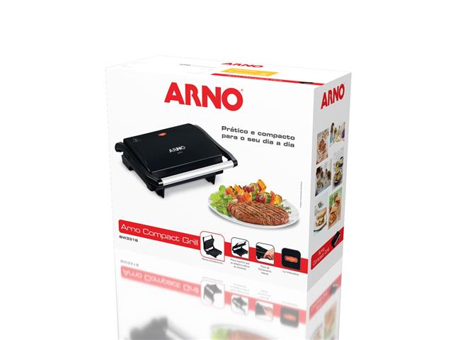 Grill Arno Compact Preto GPTO 110V - 7