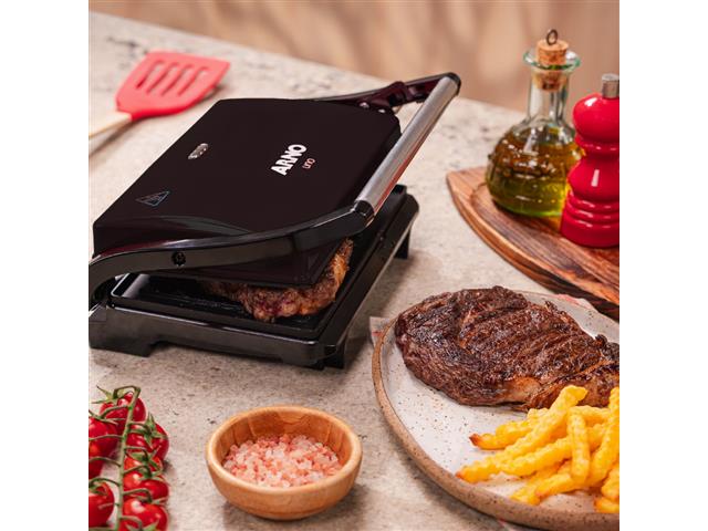 Grill Arno Compact Preto GPTO 110V - 6