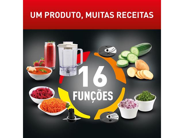Multiprocessador Arno 700W 16 Funções Marfim MP62 220V - 6
