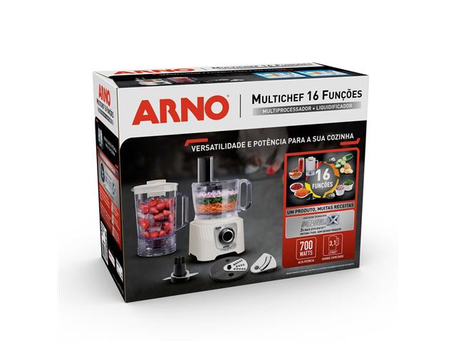 Multiprocessador Arno 700W 16 Funções Marfim MP62 220V - 7