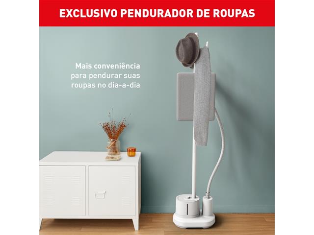 Vaporizador Arno Steam Home Higieniza 1830W Branco e Cinza US32 110V - 6