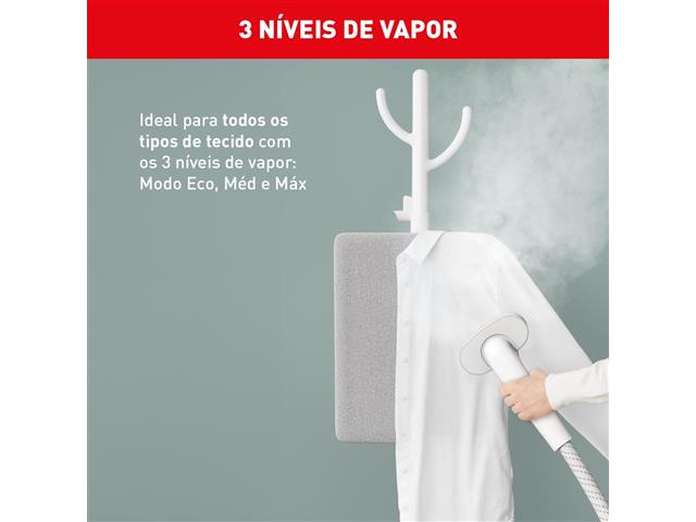 Vaporizador Arno Steam Home Higieniza 1830W Branco e Cinza US32 110V - 7
