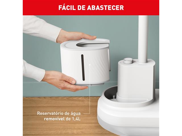 Vaporizador Arno Steam Home Higieniza 1830W Branco e Cinza US32 110V - 9