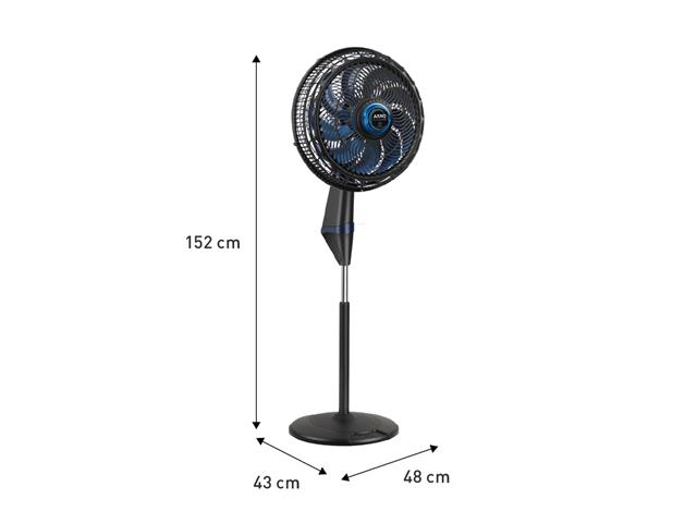 Ventilador de Coluna 40cm Arno X-TREME 9, 9 PÁS, 160W VE9C 110V - 7