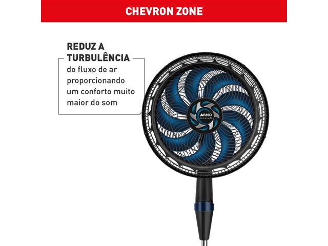 Ventilador de Coluna 40cm Arno X-TREME 9, 9 PÁS, 160W VE9C 110V - 6