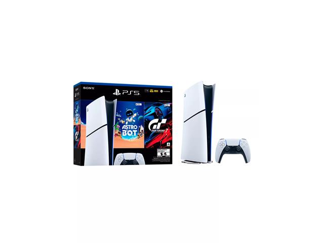 Consola PS5 Slim Digital con ASTRO BOT y Gran Turismo