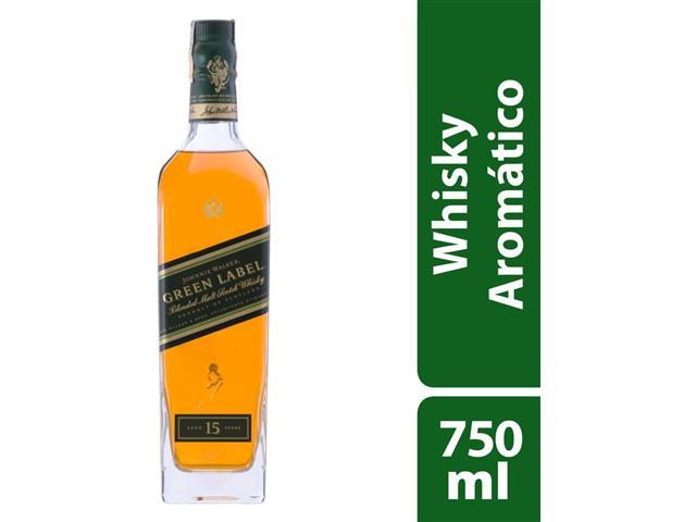 Whisky Escocês Blended Johnnie Walker Green Label Garrafa 750ml - 1