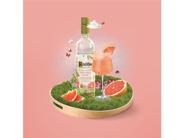 Vodka Ketel One Botanical Grapefruit & Rose 750ml - 1