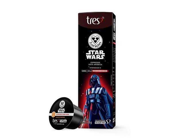 Combo 4 Cápsulas de Café Espresso 3 Corações Star Wars Darth Vader - 1