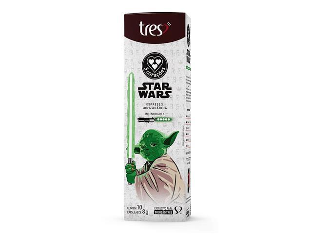 Combo 4 Cápsulas de Café Espresso 3 Corações Star Wars Mestre Yoda - 3