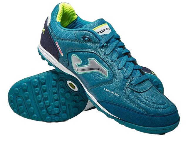 Chuteira Society Joma Top Flex Verde Marinho Tam41 Ganhe Bola de Campo - 1