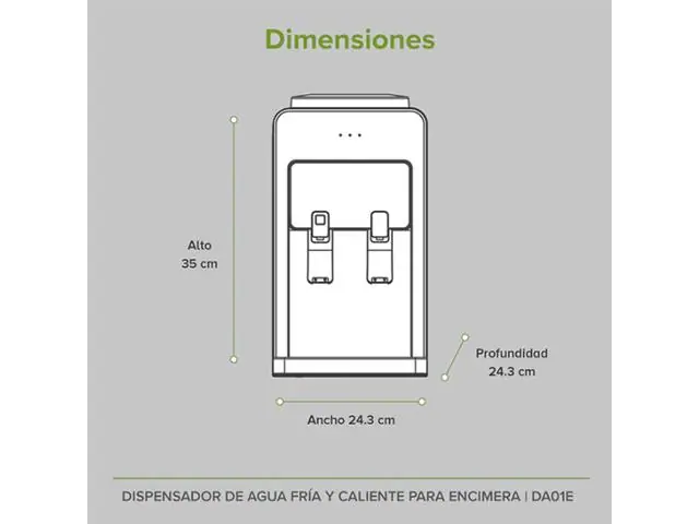 Dispensador de agua caliente y fría Avera