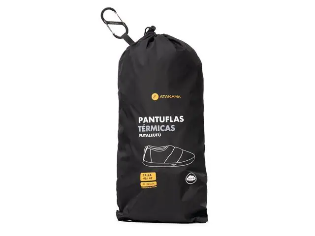 Pantufla Futaleufú Negro Atakama Outdoor