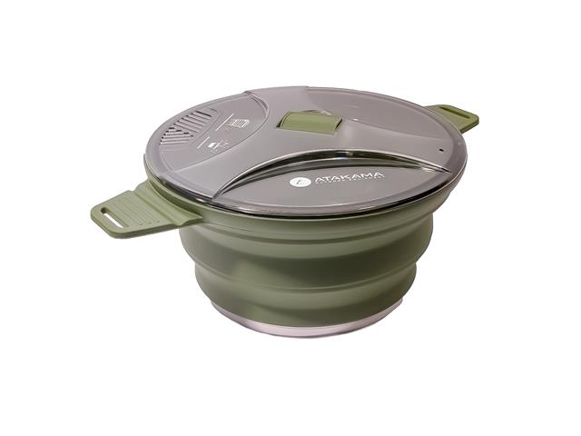 Olla Plegable Maqui Verde 2,5 Lt Atakama Outdoor