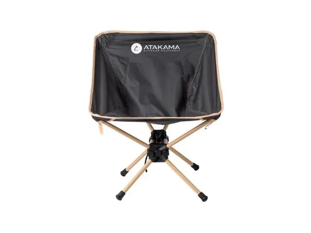 Silla Plegable Camping Lascar Gris/Beige Atakama Outdoor
