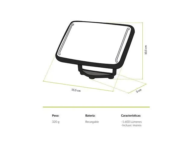 Foco Outdoor Led Tololo 1600 Lum Atakama Outdoor