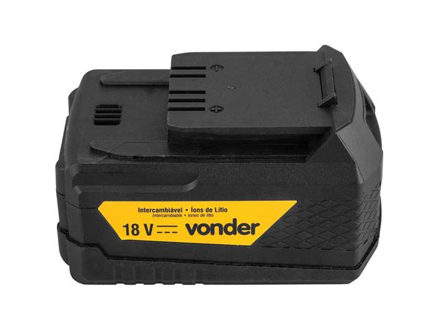 Bateria 18V VONDER íons de lítio linha intercambiável 4 Ah IBV 1804 - 2