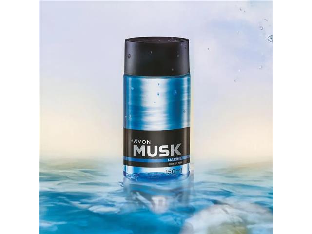 Body Splash Avon Musk Marine 150ml - 2