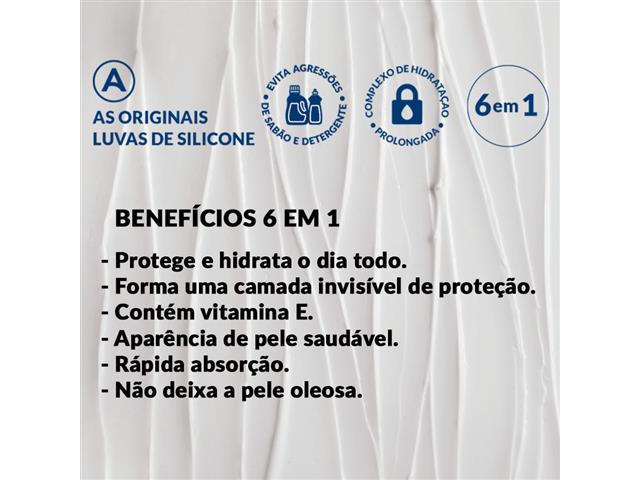 Luvas de Silicone Creme Protetor para Mão Avon Erva Doce e Lavanda 75g - 3