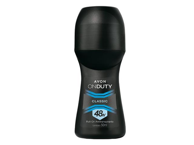 Kit 3 Desodorantes Roll On Avon On Duty Men Invisible + Sport +Classic - 3