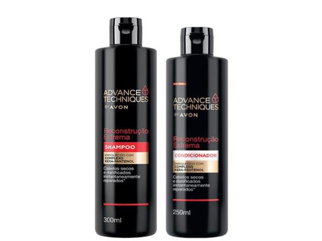 Kit Avon Advance Techniques Reconstrução Shampoo com Condicionador