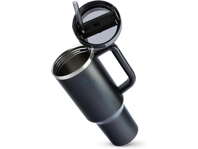 Copo com Canudo Stanley Quencher 2.0 Black 1,180 Litros - 2