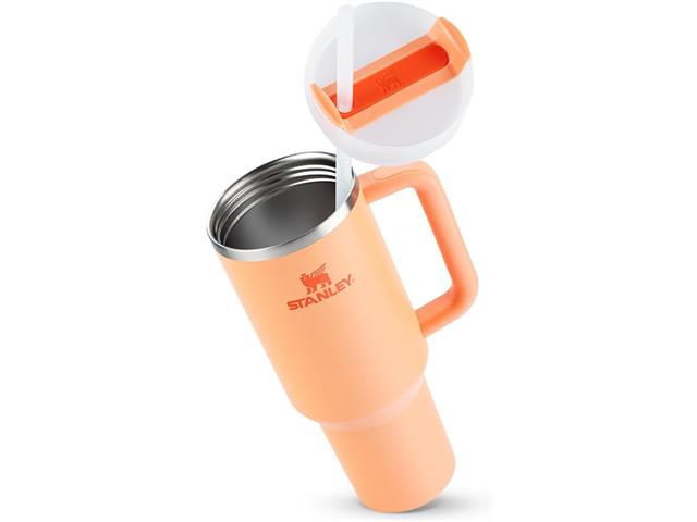 Copo com Canudo Stanley Quencher 2.0 Nectarine 1,180 Litros - 3