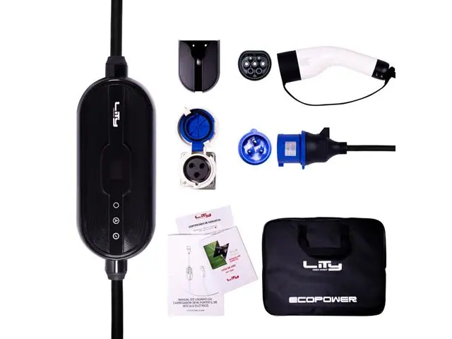 Carregador Semi Portátil para Carro Elétrico Eco Power 7,2kW - 2