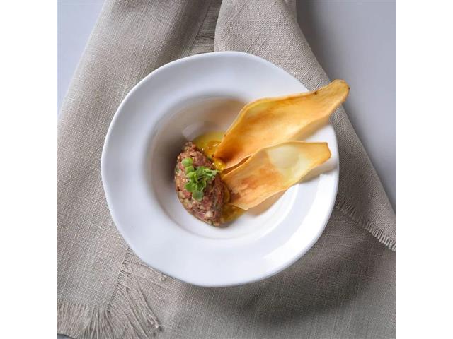 4 Pratos de Entrada Sobremesa Porto Brasil Orgânico New White 19cm - 2