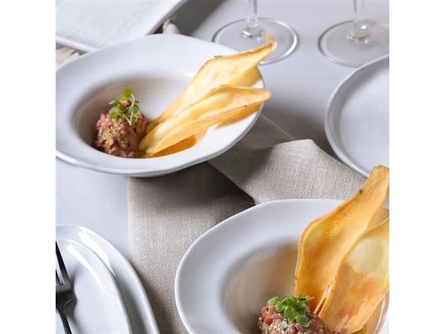 4 Pratos de Entrada Sobremesa Porto Brasil Orgânico New White 19cm - 3