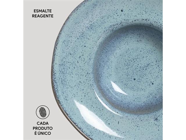 4 Pratos de Massa Porto Brasil Orgânico Breeze 28cm - 4