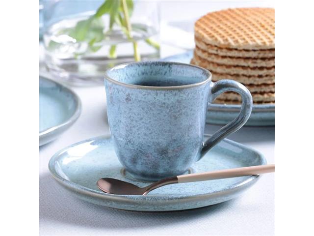 6 Xícaras de Café com Pires Porto Brasil Bio Breeze 120ml - 3