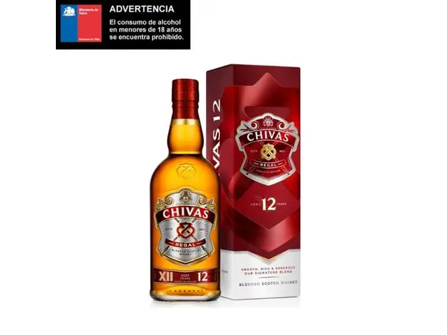 Whisky Chivas Regal 12 años 1 Litro 40º alc.  