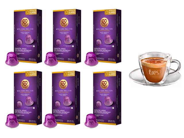 60 Cápsulas Compatíveis Nespresso 3 C...