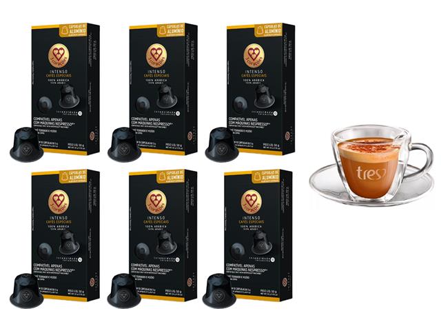 60 Cápsulas de Café Compatíveis Nespr...