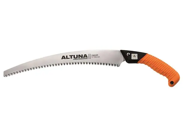 Serrucho Altuna Hoja Curva Rectificada 330mm Dentado Japonés
