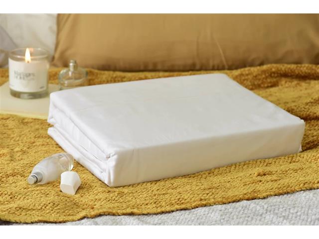 Sábanas Mariages Home 400 Hilos Algodón Egipcio White Twin