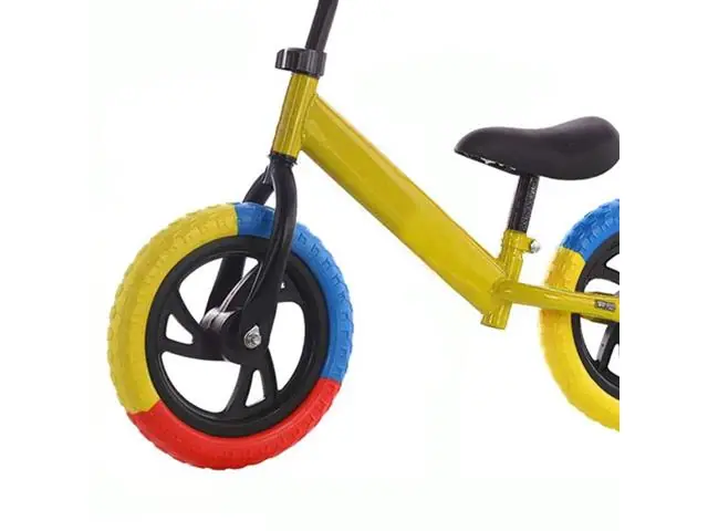 Bicicleta Equilibrio Sin Pedales Infantil Aprendizaje Amarilla