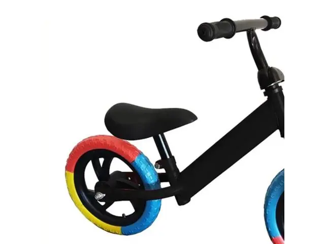 Bicicleta Equilibrio Sin Pedales Infantil Aprendizaje Negra