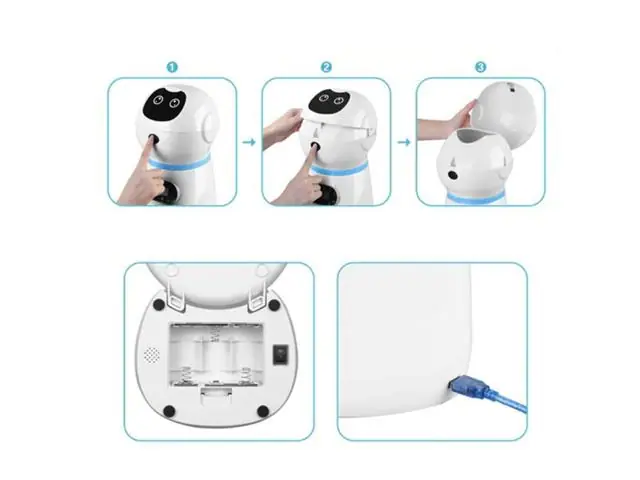 Robot Dispensador Automático Alimentos Mascotas