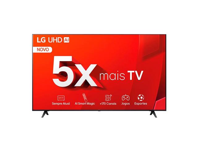 Smart TV LED 55"LG UHD 4K IA ThinQ TV HDR10 webOS 24 3HDMI Alexa Wi-Fi - 2