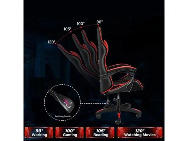 Silla Gamer Profesional Oficina Roja