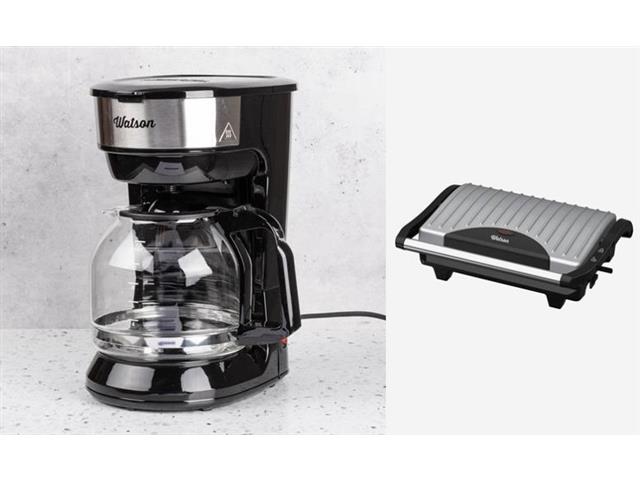 Cafetera Watson 1.8L + Sanduchera Watson