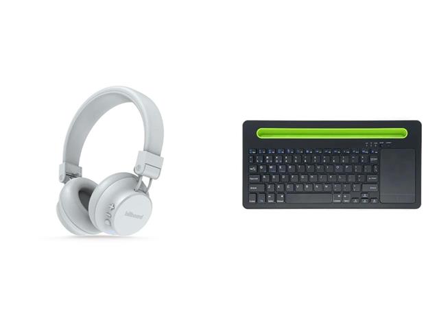 TECLADO BLUETOOTH VMAX + Audífono inalámbrico con Cancelación Activa