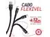 Cabo Lity C11P USB A - USB C Carregamento Rápido Até 60W E 3A 2M Preto - 2