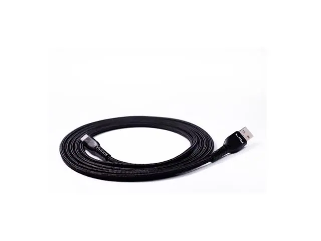 Cabo Lity C11P USB A - USB C Carregamento Rápido Até 60W E 3A 2M Preto - 5