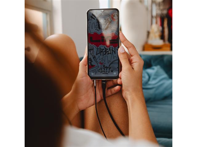 Cabo Lity C12P USB C - USB C Carregamento Rápido Até 60W E 3A 2M Preto - 7