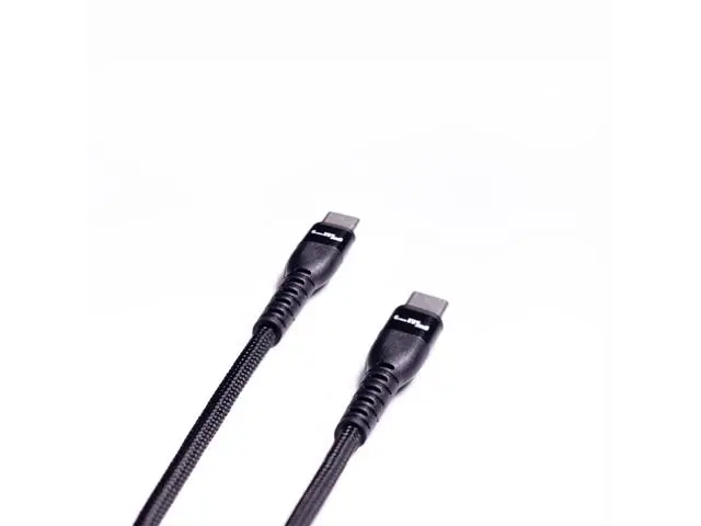 Cabo Carregamento Ulta Rápido Lity USB C/USB C  100W/5A 2M Preto C13P - 3