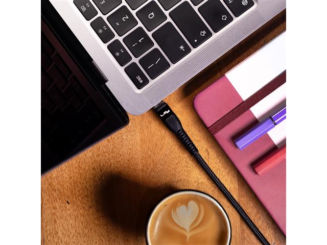 Cabo Lity C13P USB C Carregamento Ultra Rápido Até 100W E 5A 2M Preto - 5