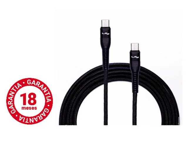 Cabo Lity C13P USB C Carregamento Ultra Rápido Até 100W E 5A 2M Preto